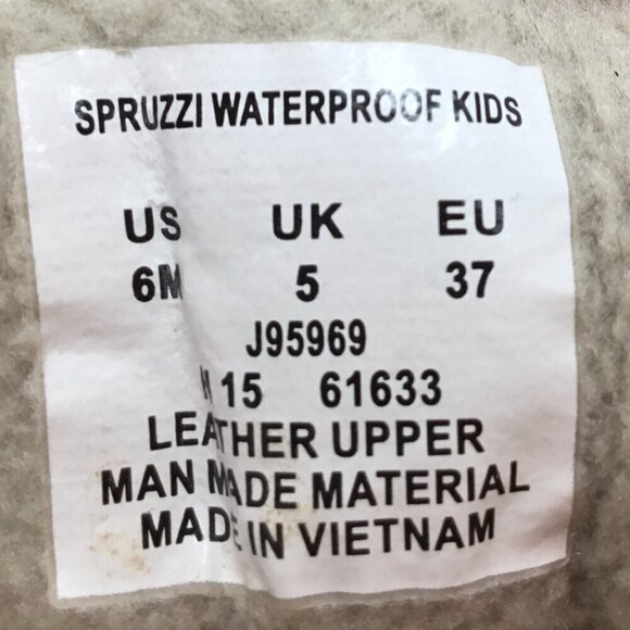 Merrell Spruzzi Boots Waterproof Winter Kids Girls Snow 6M Purple Blue Furry - Picture 10 of 10